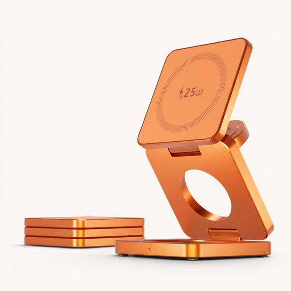 TRIO: 3-in-1 Foldable Wireless Charger 25W