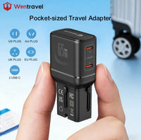 DUO: 65W Dual USB-C Travel Charger